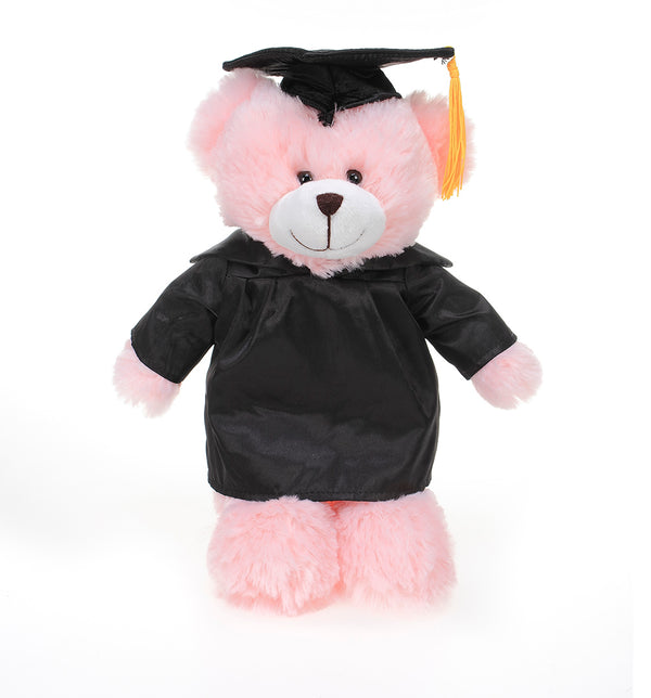 Plushland Pink Bear Plush Stuffed Animal Toys Present Gifts